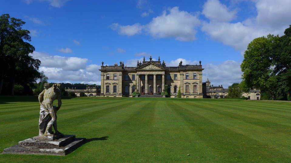  Duncombe Park was used in season three, providing the exterior shots of Buckingham Palace for the show