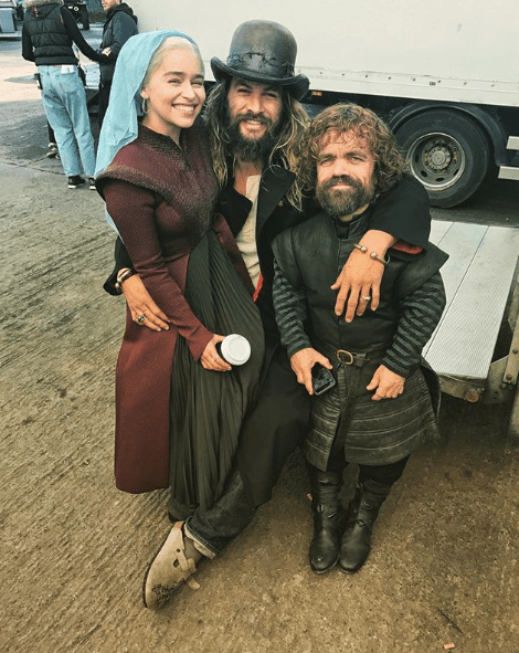  Emilia Clarke has shared a photo of the rogue cup that was spotted in a Game of Thrones scene