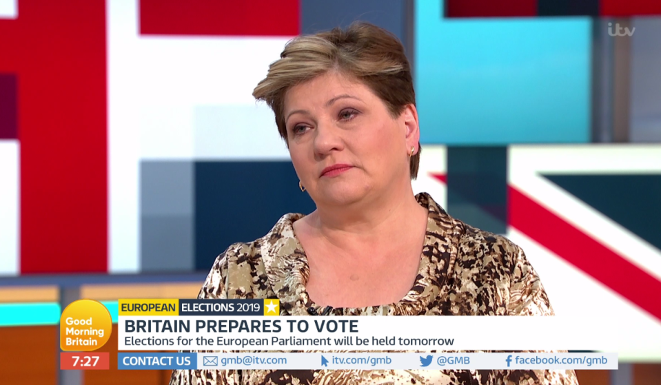  Emily Thornberry wants us to Remain in the EU - and another referendum