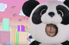  Ed Sheeran wears a panda outfit for the I Don't Care music video