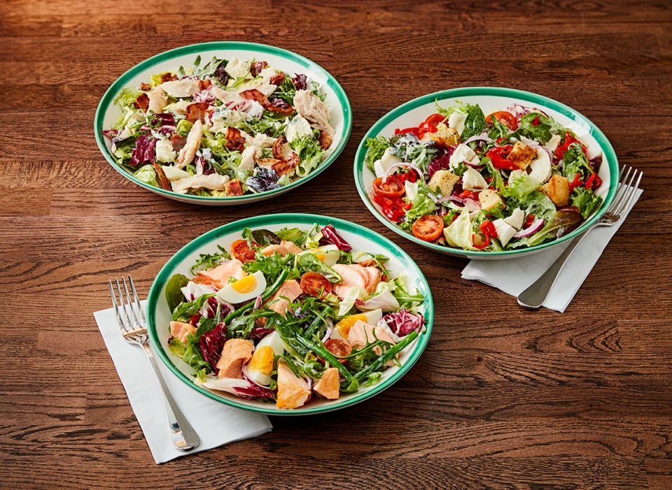  There are new salad options too as the menu becomes healthier