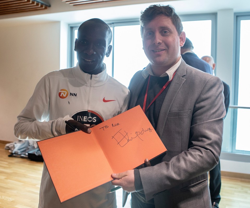 SunSport writer Rob Maul sat down with Kipchoge to discuss the marathon attempt later this year