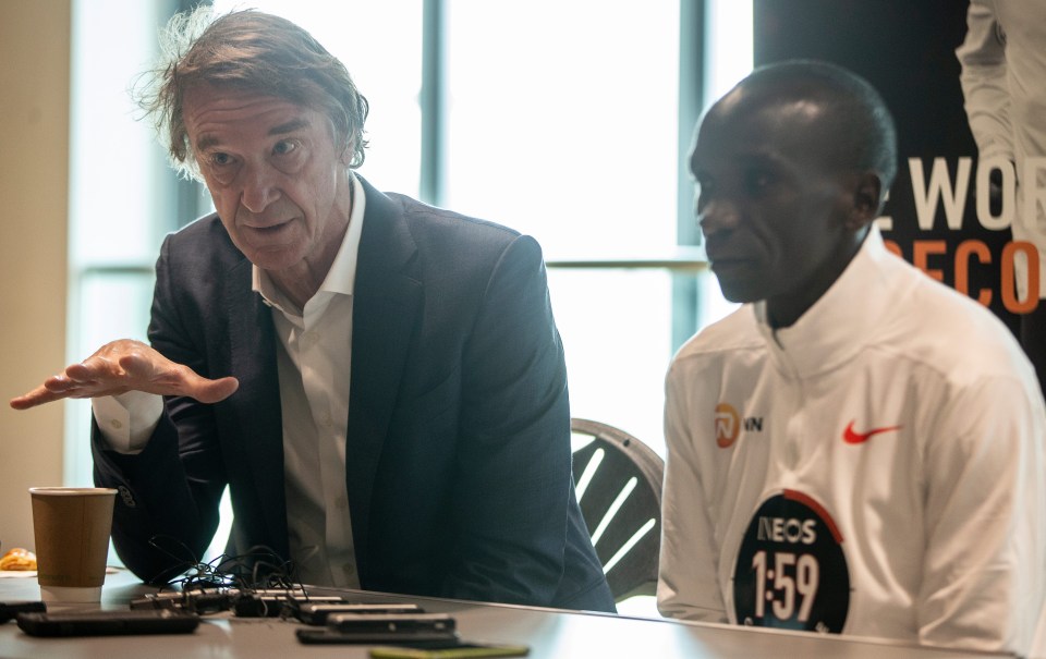 Sir Jim Ratcliffe, who is worth £21bn, is footing the costs of the 1:59 challenge at an unnamed London location