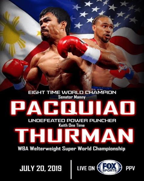 Manny Pacquiao will return to the ring this summer against Keith Thurman