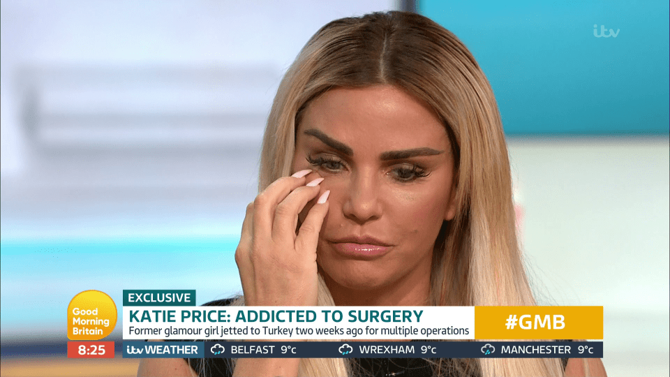  The 40-year-old star said she had surgery 10 days ago and her face is still puffy from her ops