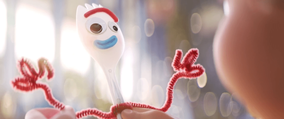  Forky is a new character who goes missing and Buzz and Woody have to find and save him