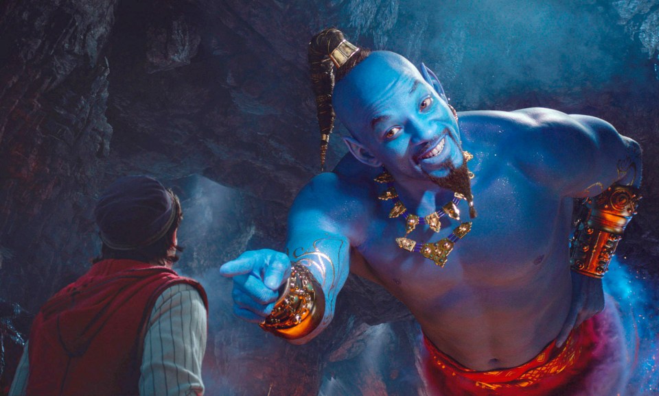  The burden of the entire film falls to Will Smith as Genie