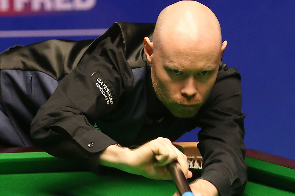 Gary Wilson had a shocker when he potted the white against Judd Trump