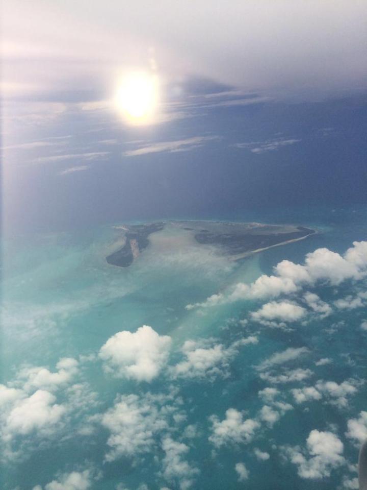  Murray took this picture of the spot Jacko wanted to be buried in the Bahamas