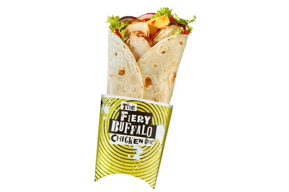  The McDonald's fiery buffalo chicken wrap is being replace from next Wednesday