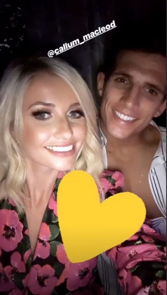 Amy Hart shared a snap with hunk Callum Macleod, sparking rumours she's moving on from Curtis