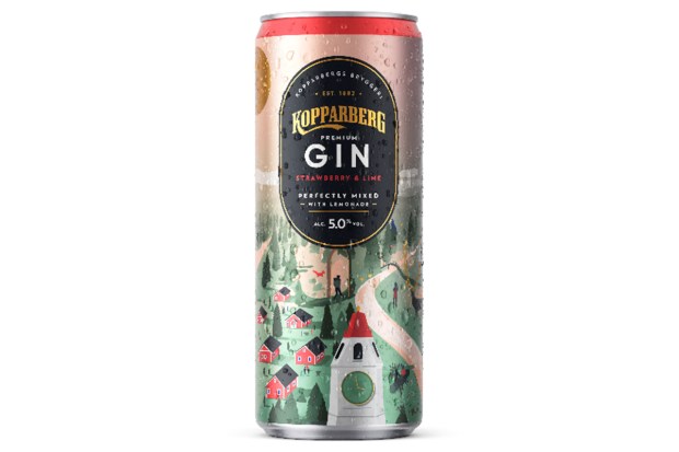 Kopparberg gin cans