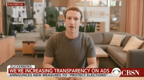 A deepfake of Facebook boss Mark Zuckerberg was released in 2019