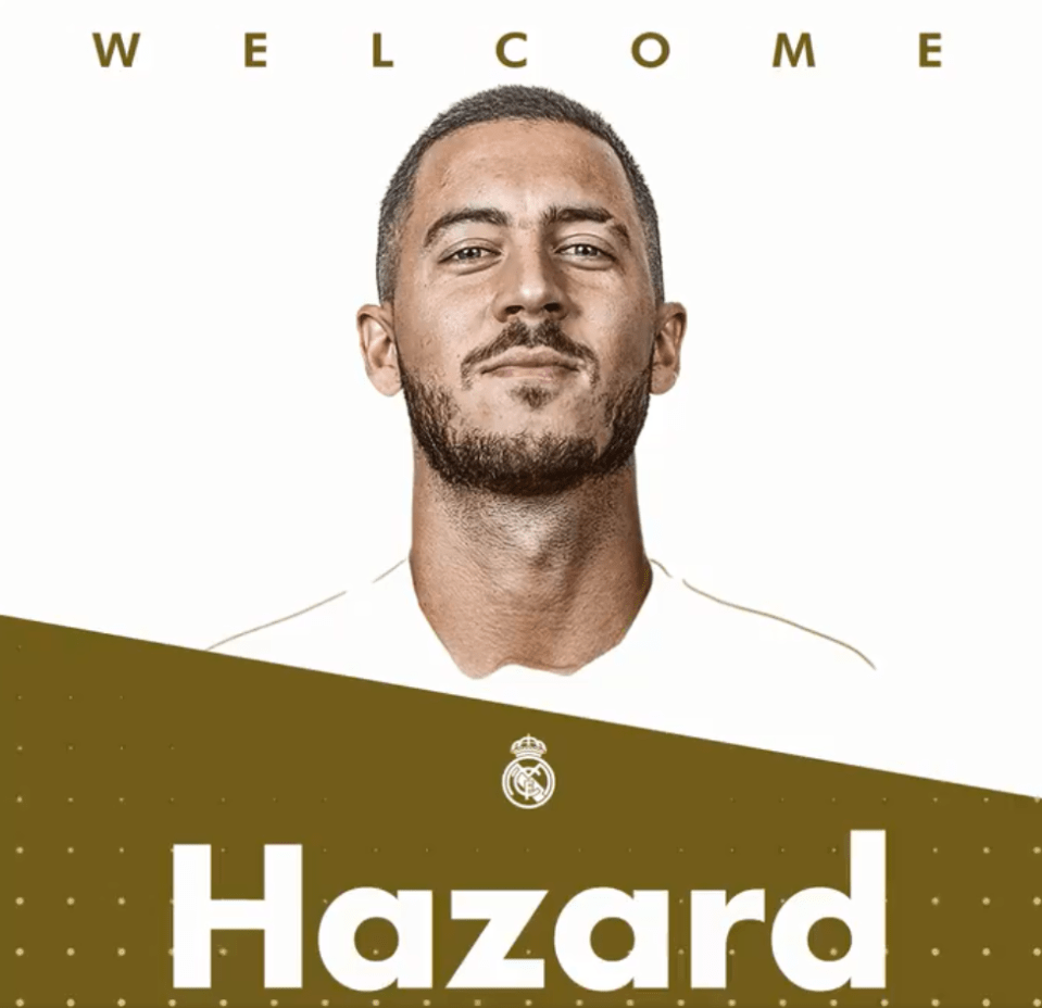  Real Madrid have confirmed the signing of Eden Hazard on a five-year deal