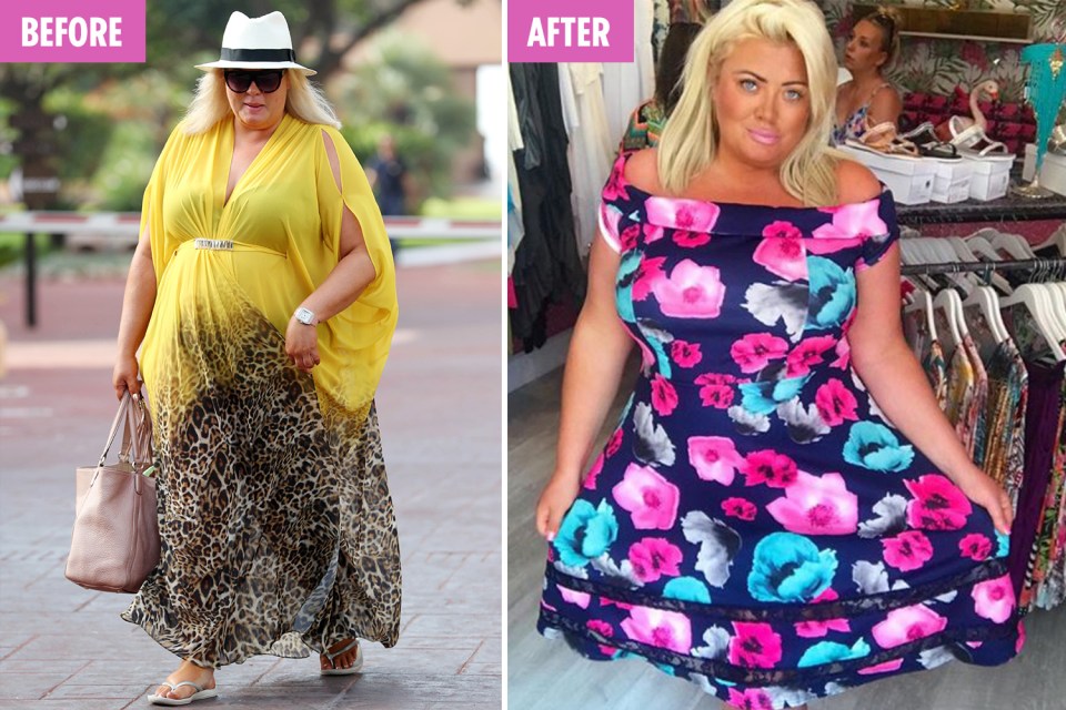  Gemma Collins has lost three stone in recent months