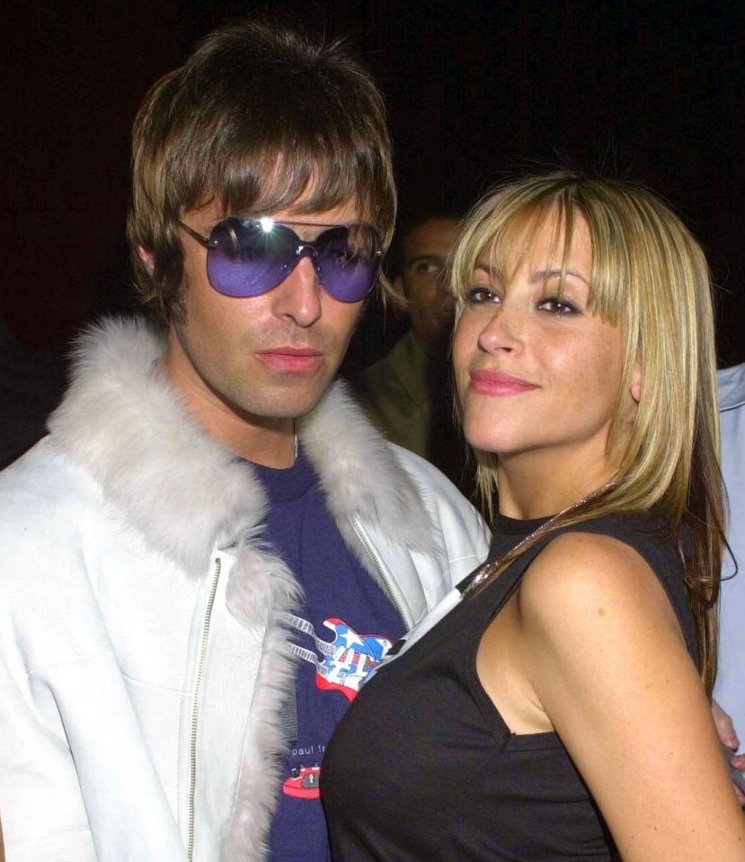  The former Oasis frontman with Nicole Appleton, mum to his son Gene, in 2001