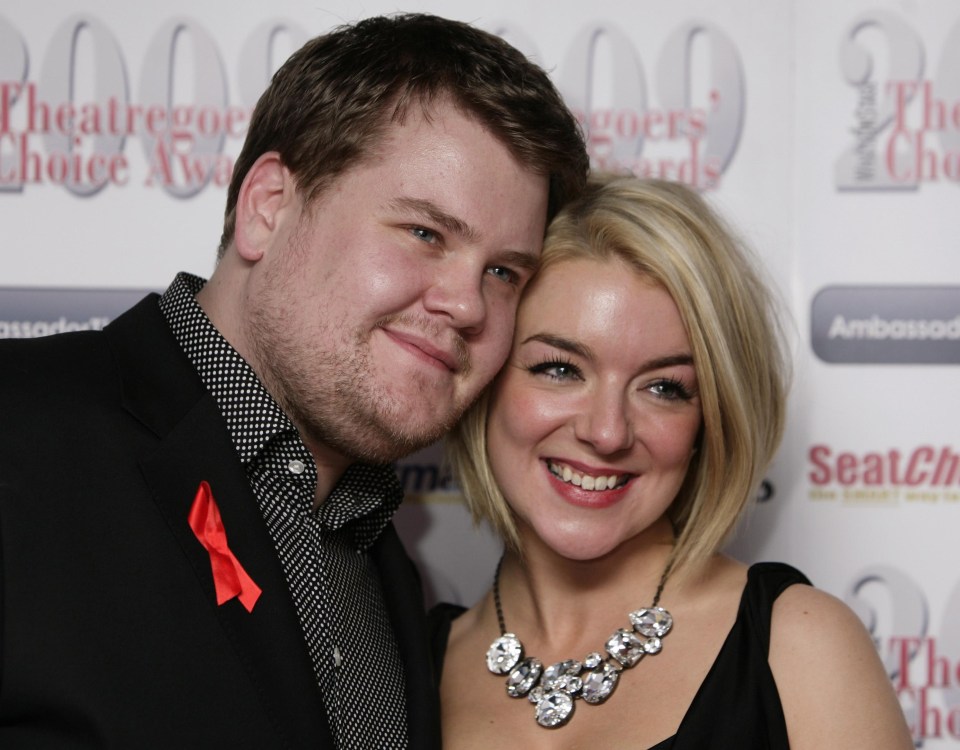  Writer James Corden previously called ex-girlfriend Sheridan the 'love of his life'