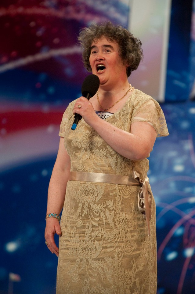  Susan, who shot to fame on Britain's Got Talent, in 2009