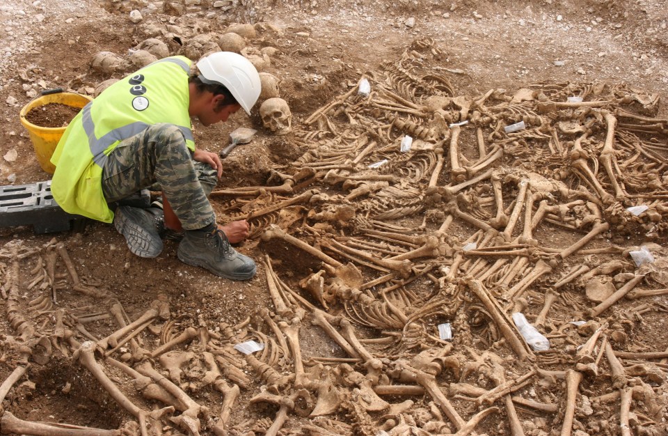  The headless Vikings were discovered in Weymouth