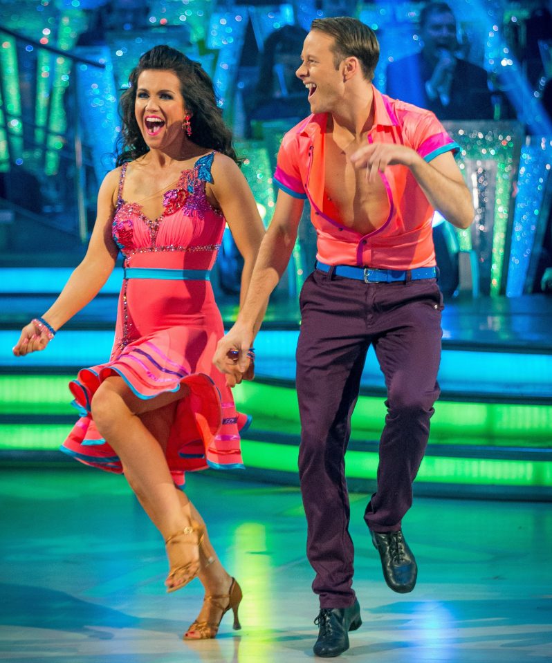  Susanna with dancer Kevin Clifton during the 2013 series of Strictly