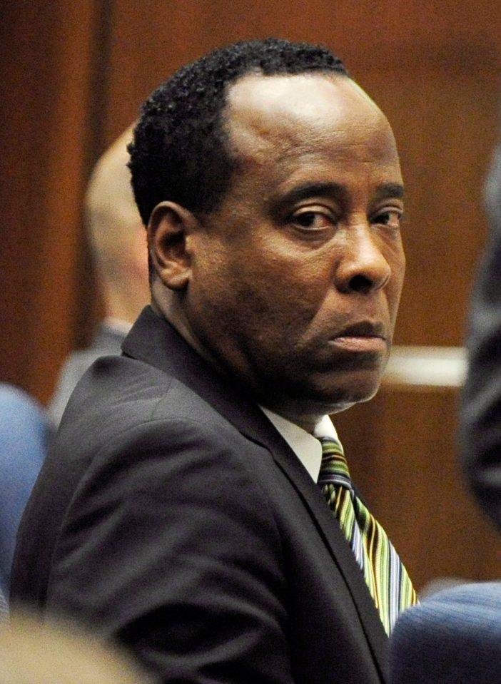  Henry claimed Jacksons spirit was unhappy about his doctor Conrad Murray, pictured, leaving him after giving him an injection