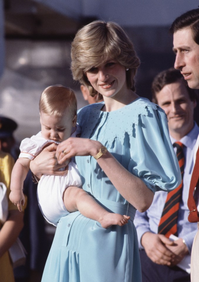 Diana took Prince William on tour when he was around nine months old