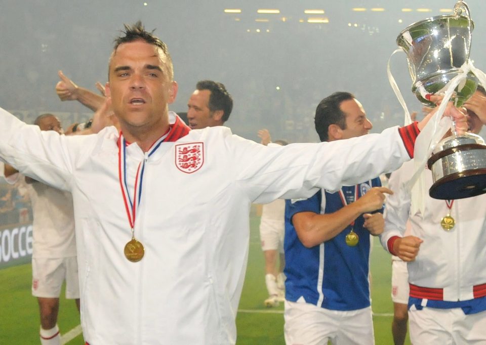  Robbie was due to get an OBE for his charity work - including raising £20m for Unicef through his Soccer Aid celeb matches