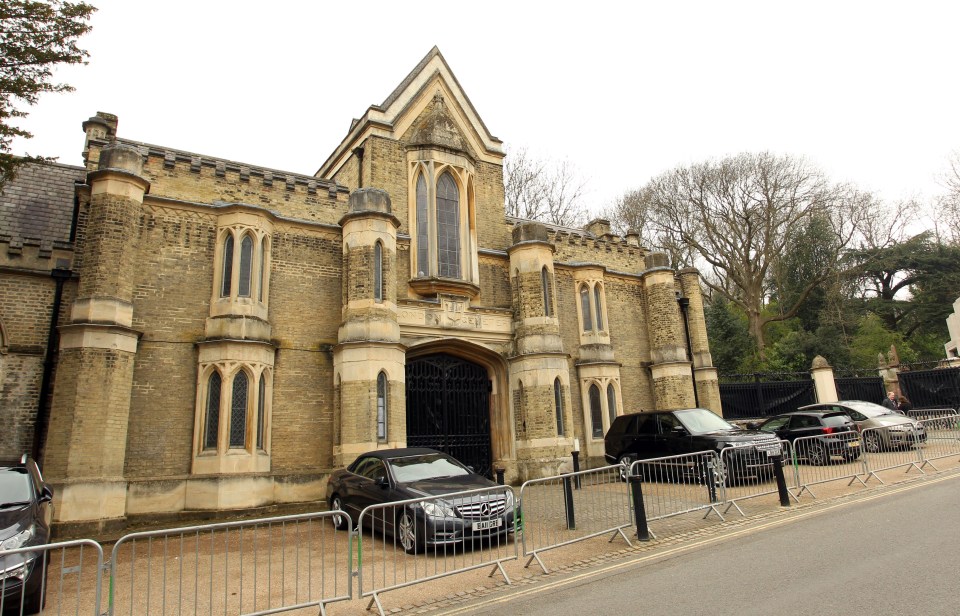  George was buried next to his beloved mum Lesley at Highgate Cemetery