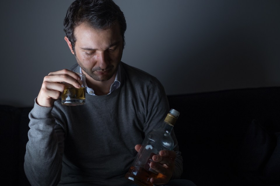  One in three men are hitting the bottle as a way to cope with depression, new figures have revealed