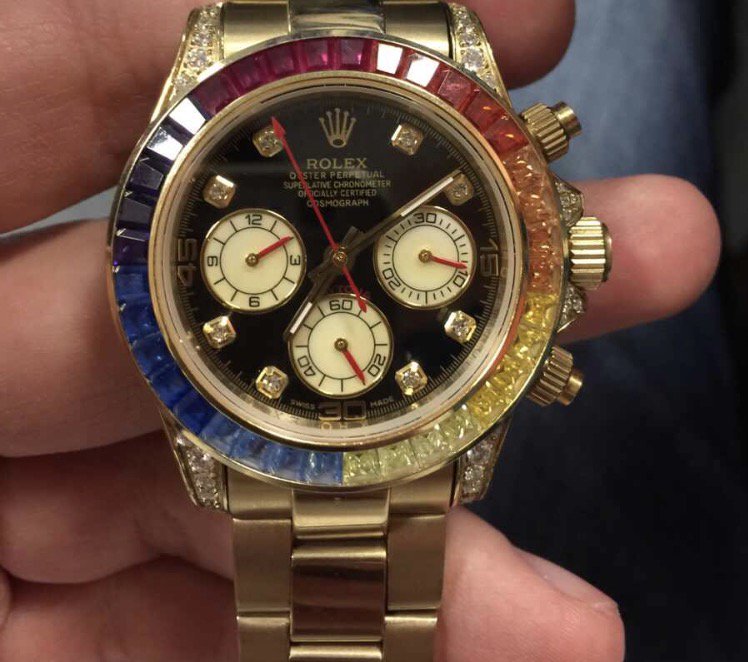 Once upon a time, Fury offered this watch up to anyone who could beat him