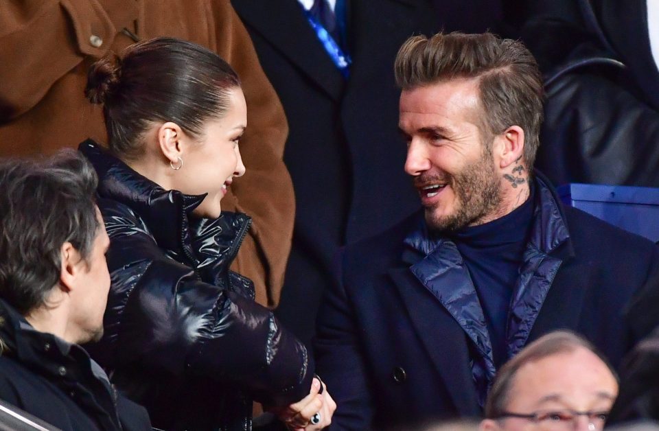  Bella Hadid and David were first seen together in Paris while watching a Real Madrid game