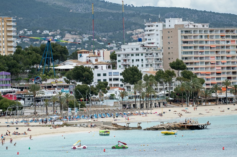 Magaluf attracts more than a million tourists a year - including many Brits