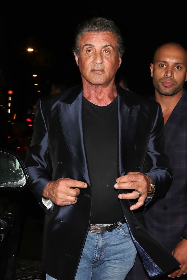  Stallone became a film icon with his starring roles in the Rambo and Rocky films