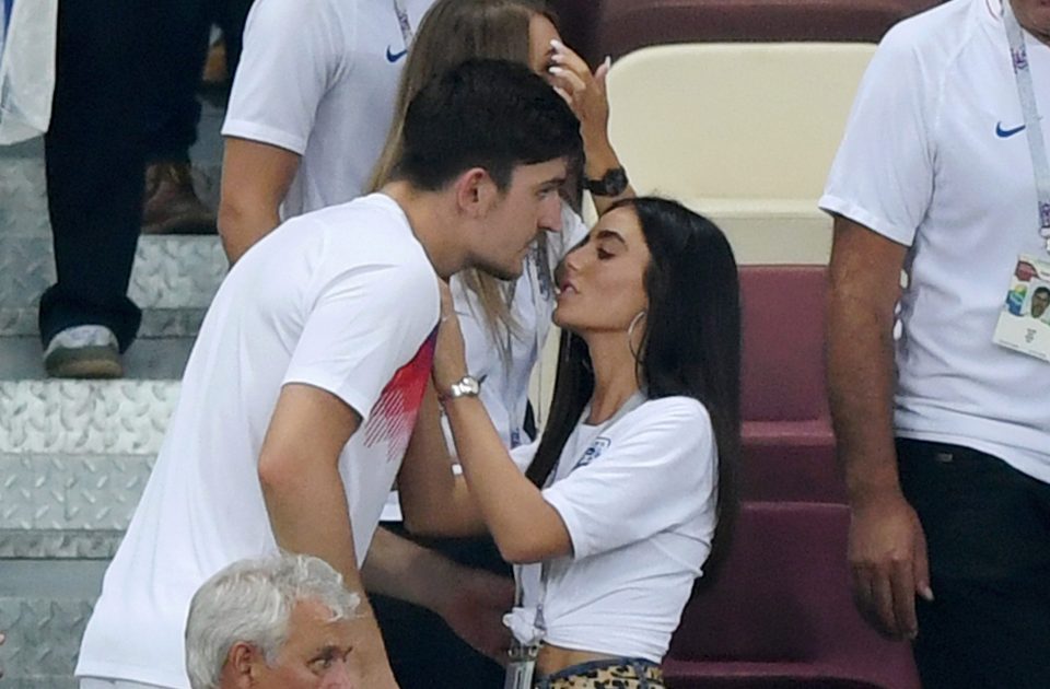  Harry Maguire did not hide his affection for the stunner at the World Cup