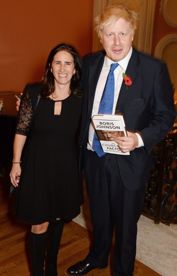  Boris with ex wife Marina Wheeler