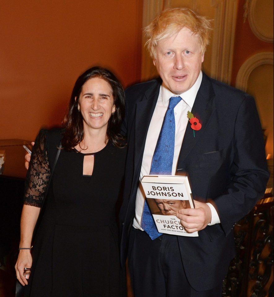 Boris Johnson with his estranged wife Marina Wheeler before they split