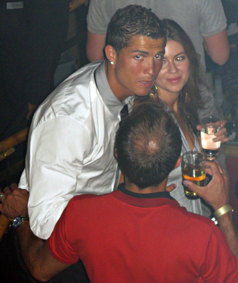 Ronaldo with rape accuser Kathryn Mayorga in Las Vegas in 2009. She claimed the star raped her in his hotel suite