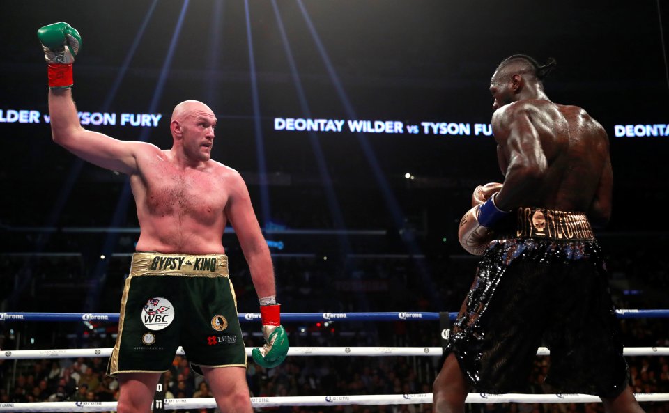  Fury challenged WBC king Deontay Wilder on his third comeback fight and drew with the US champion