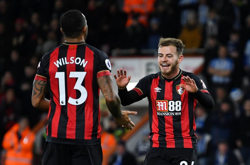  Fraser struck up a great partnership with Callum Wilson at Vitality Stadium