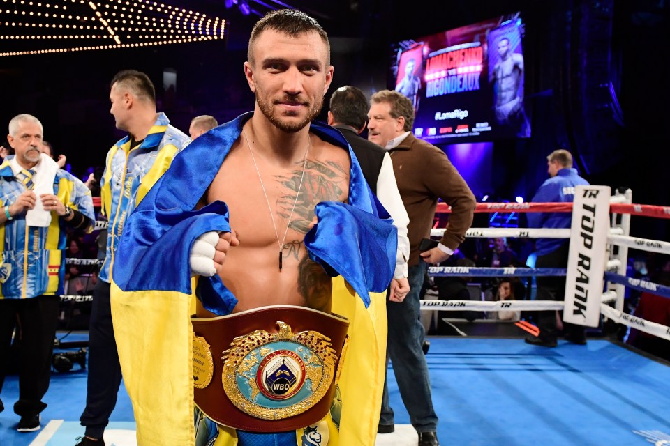  Vasyl Lomachenko has become on of the most feared boxers in the world