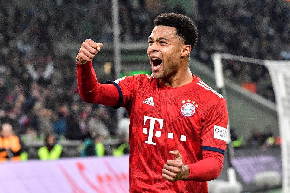 Serge Gnabry has been a hit at Bayern Munich and was named Player of the Year