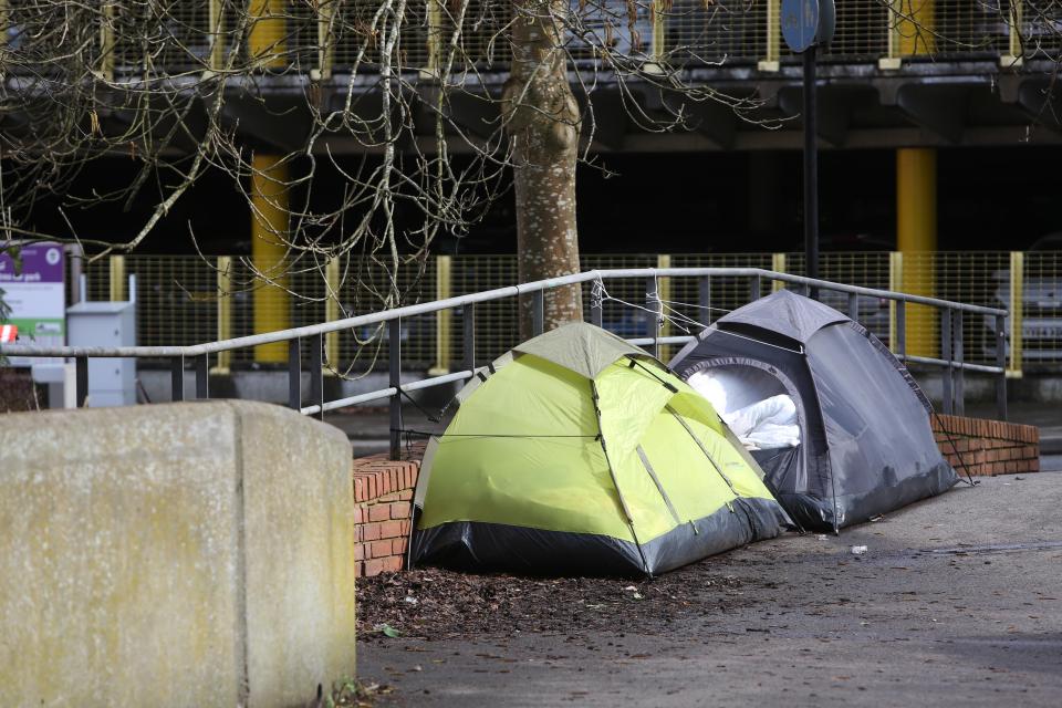  At least 12,000 ex-servicemen and women are estimated to be sleeping rough