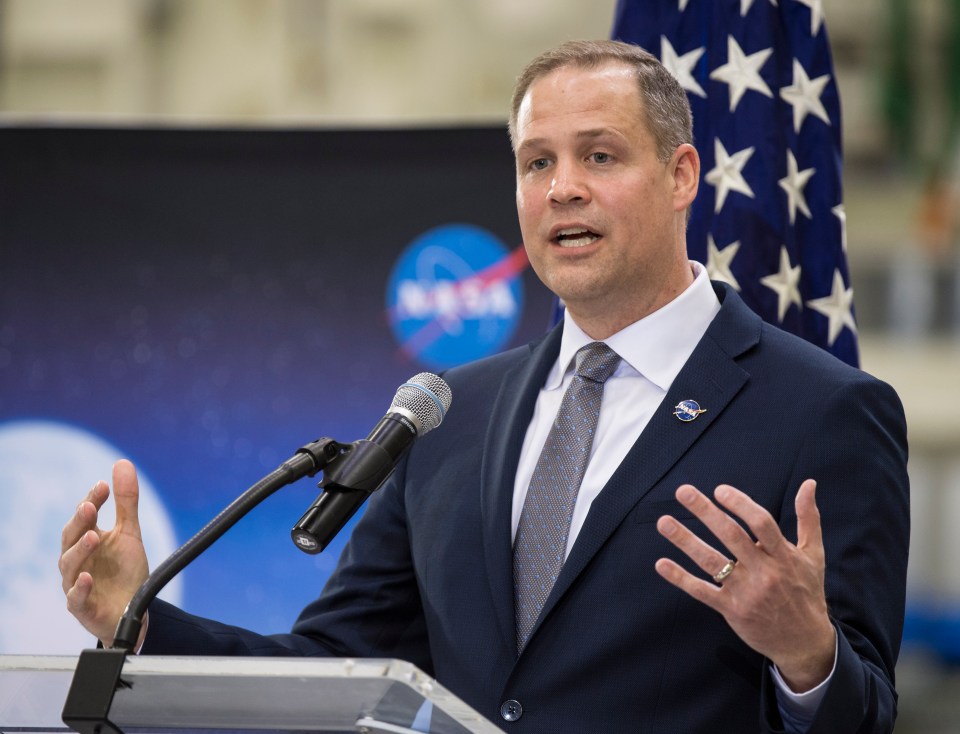  Nasa boss Jim Bridenstine said the space agency was "pushing the boundaries of human knowledge and expanding the limits of technology"