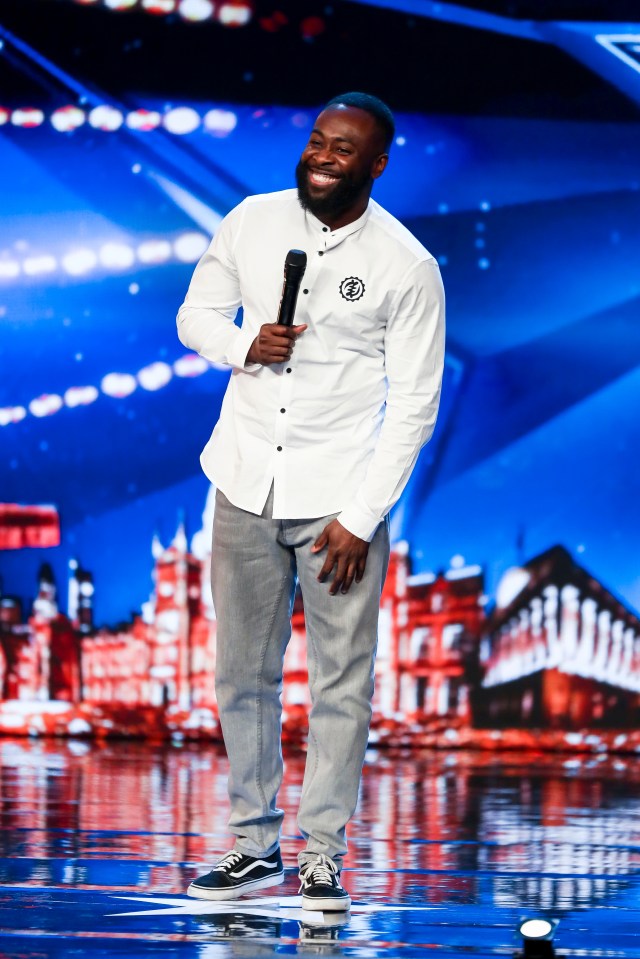  Kojo was the proud recipient of Simon's golden buzzer