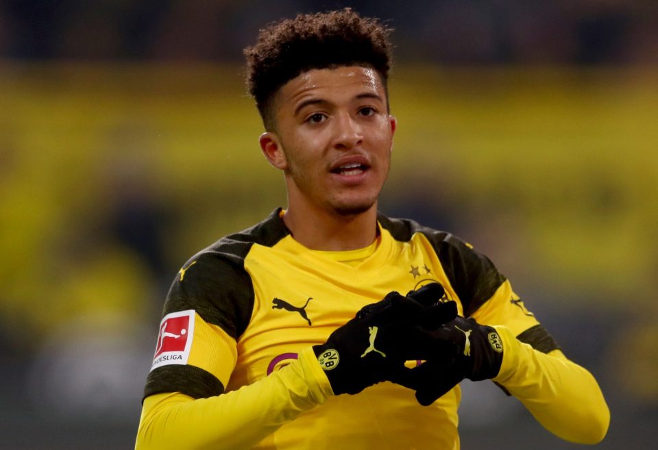  Jadon Sancho is thought to be back near the top of Ole Gunnar Solskjaer's summer shopping list