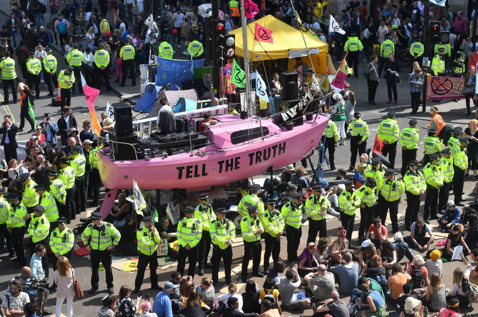  More than 1,150 were arrested and 71 charged after large parts on London were brought to a standstill by Extinction Rebellion