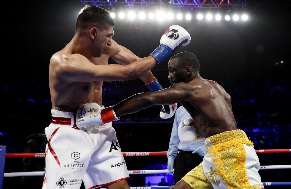  Amir Khan suffered a bizarre sixth round stoppage to the WBO champ in April after the American was adjudged to have hit the challenger with a low blow