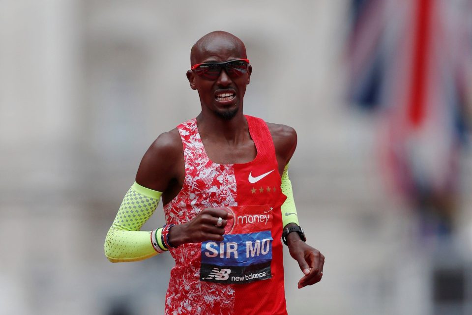 Sir Mo Farah has had his legs insured for a whopping £7million