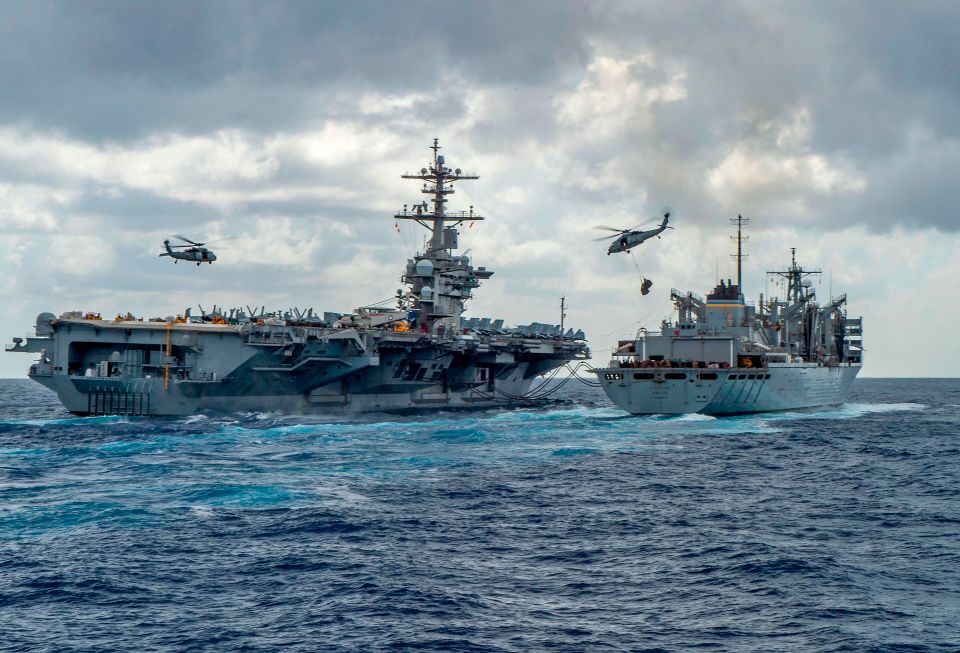  The United States deployed an additional warship to the Gulf