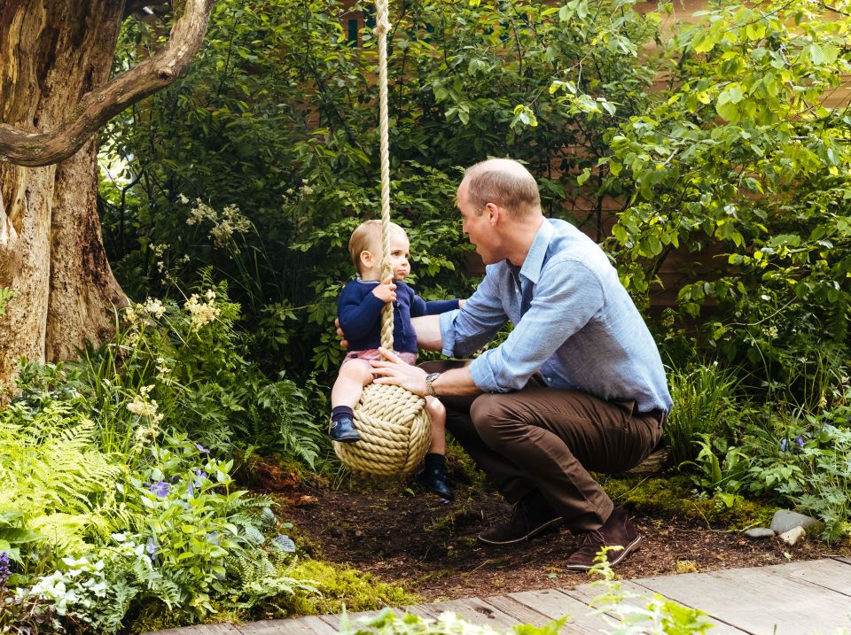  Kensington Palace shared this sweet photo of Prince William and Louis to mark Father's Day